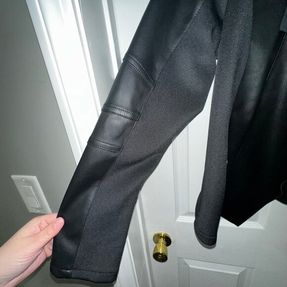 NWT Apt. 9 Faux Leather Moto Jacket - Picture 3 of 6